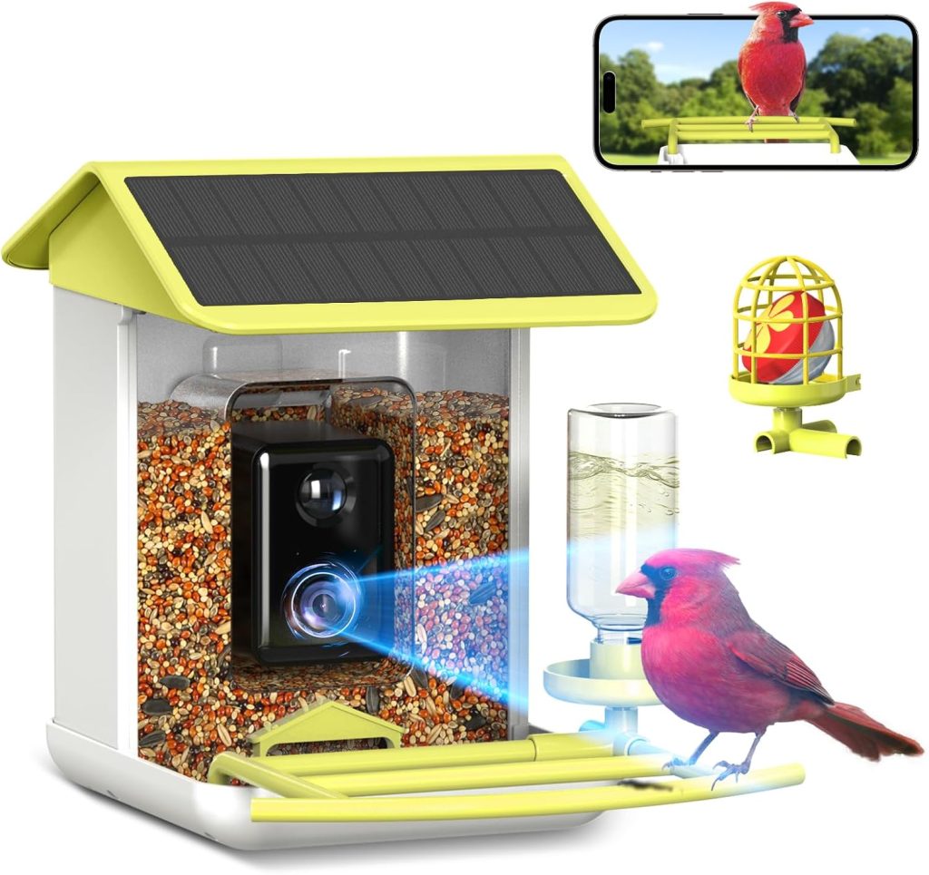  Smart Bird Feeder with Camera 