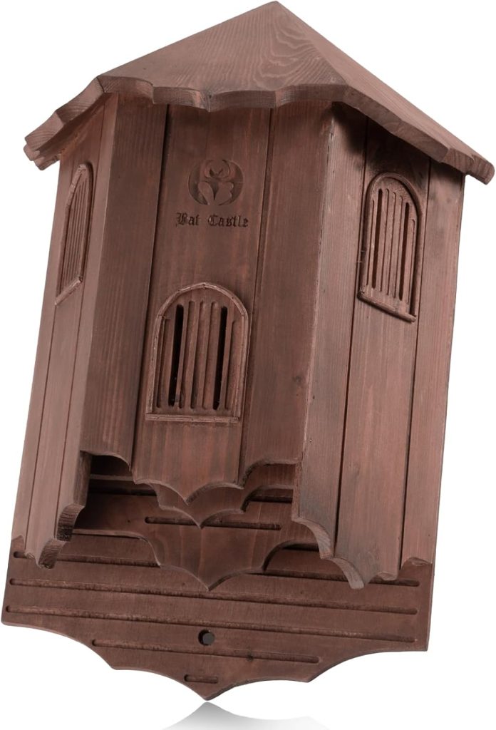  Wooden Castle Bat Houses for Outside 